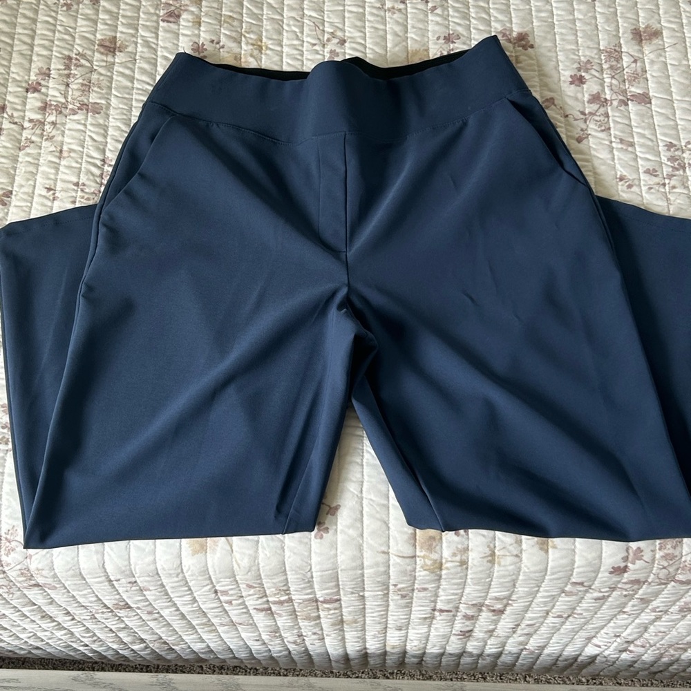 Nine West Dark Blue Straight Ankle Pants